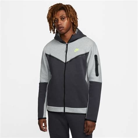 nike grijs tech fleece|Nike tech fleece hoodie.